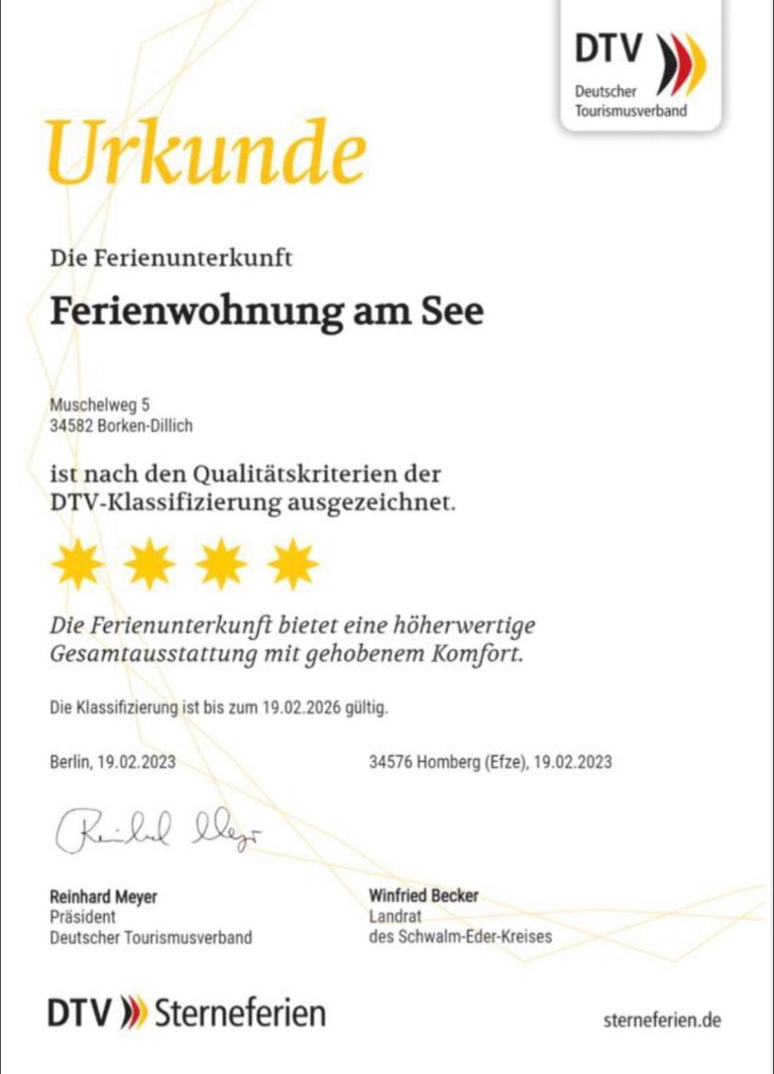 Ferienwohnung Am See Dillich - Eigener Garten - Ruhige Lage - Natur Vor Der Haustuer Borken  エクステリア 写真